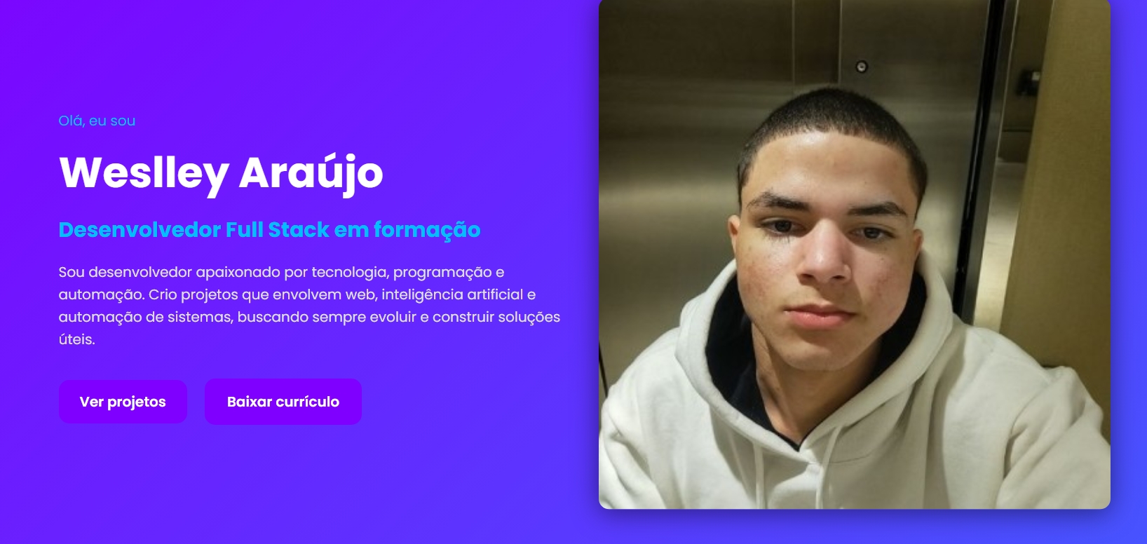Portfólio pessoal